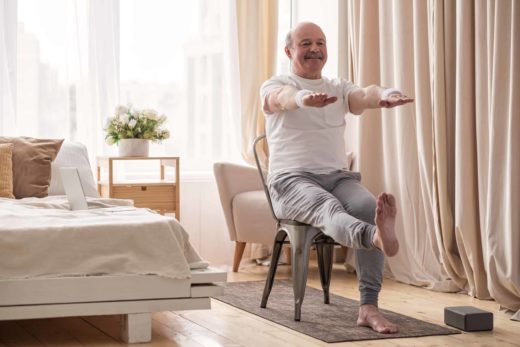 Chair Yoga Helps Improve Balance and Reduce the Risk of Falls