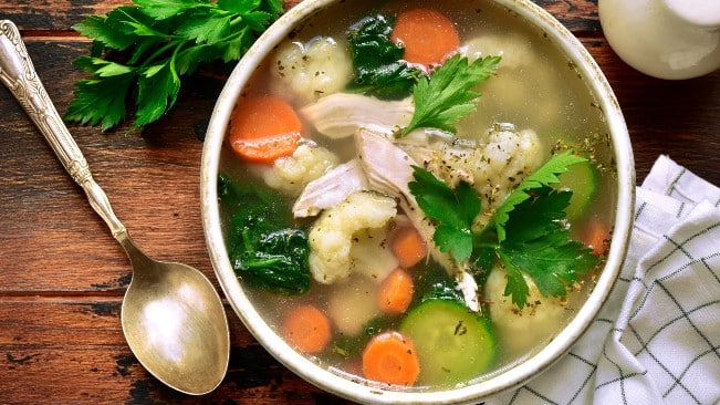 chicken soup healthy pantry staple